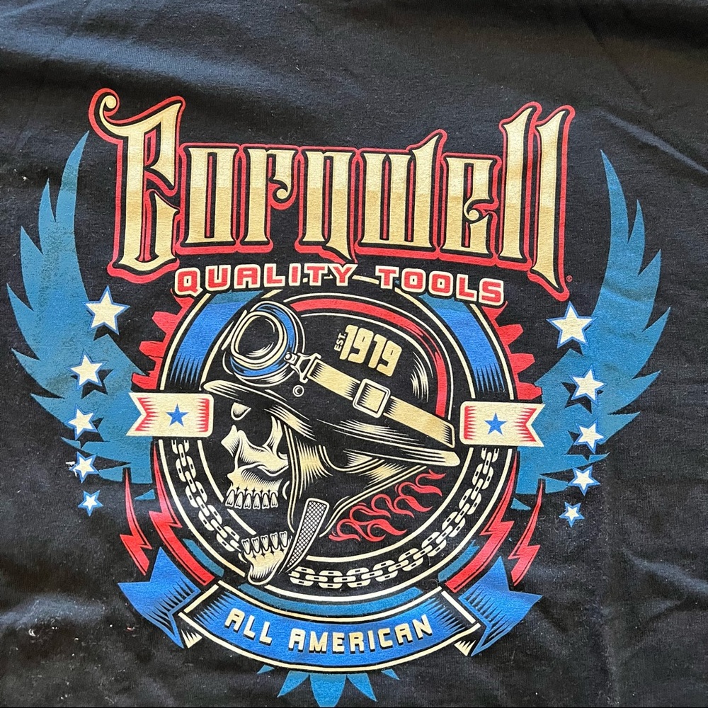 Cornwell Tools T Shirt Black NWOT XL